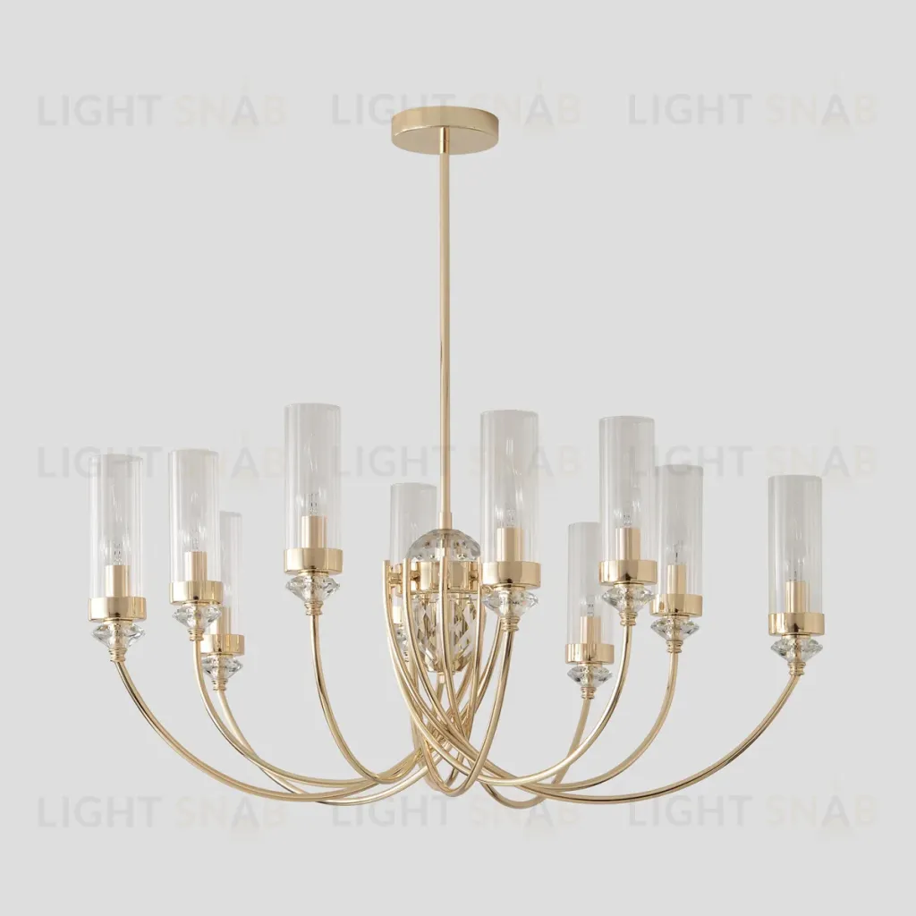 Люстра на штанге Crystal Lux SECRET SP10 GOLD SECRET SP10 GOLD
