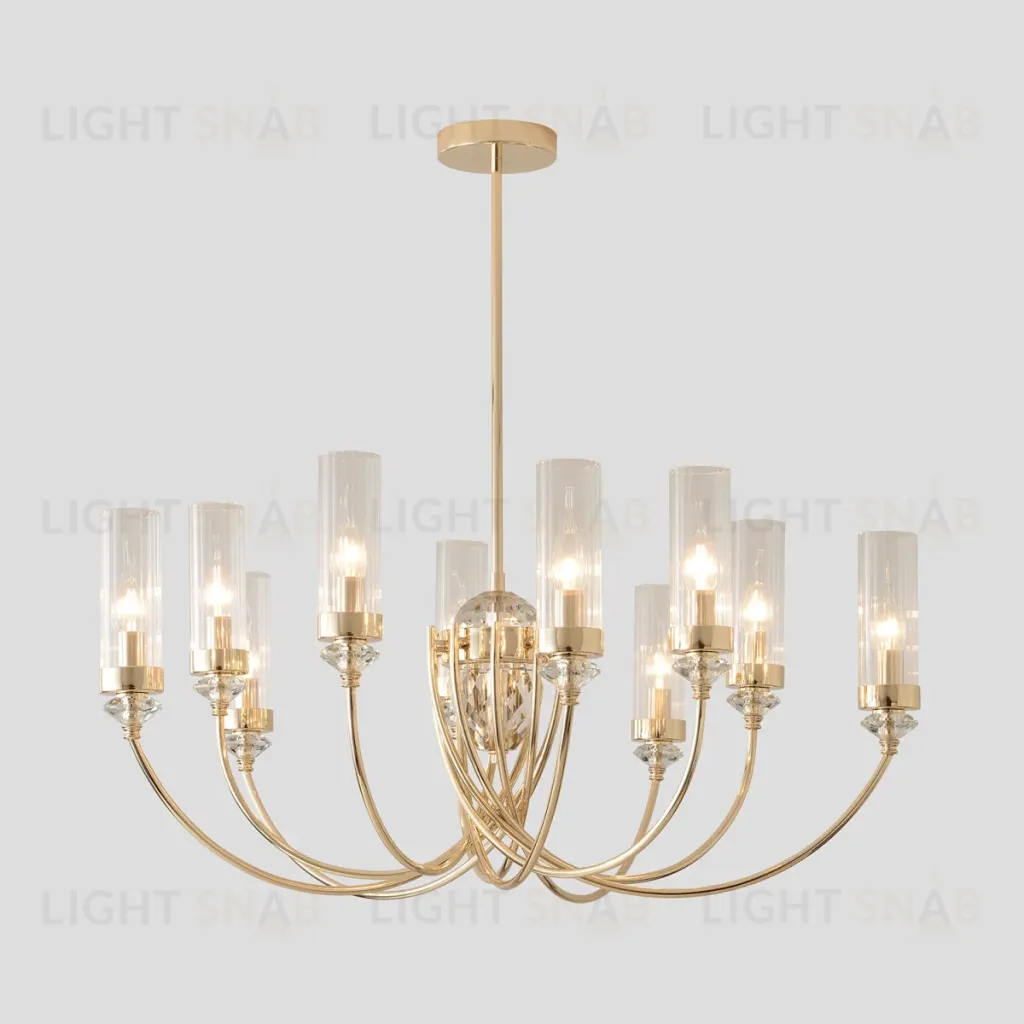Люстра на штанге Crystal Lux SECRET SP10 GOLD SECRET SP10 GOLD