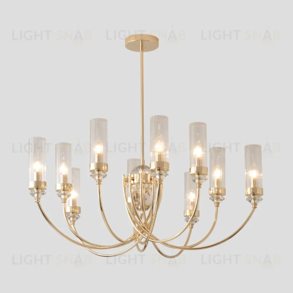 Люстра на штанге Crystal Lux SECRET SP10 GOLD SECRET SP10 GOLD