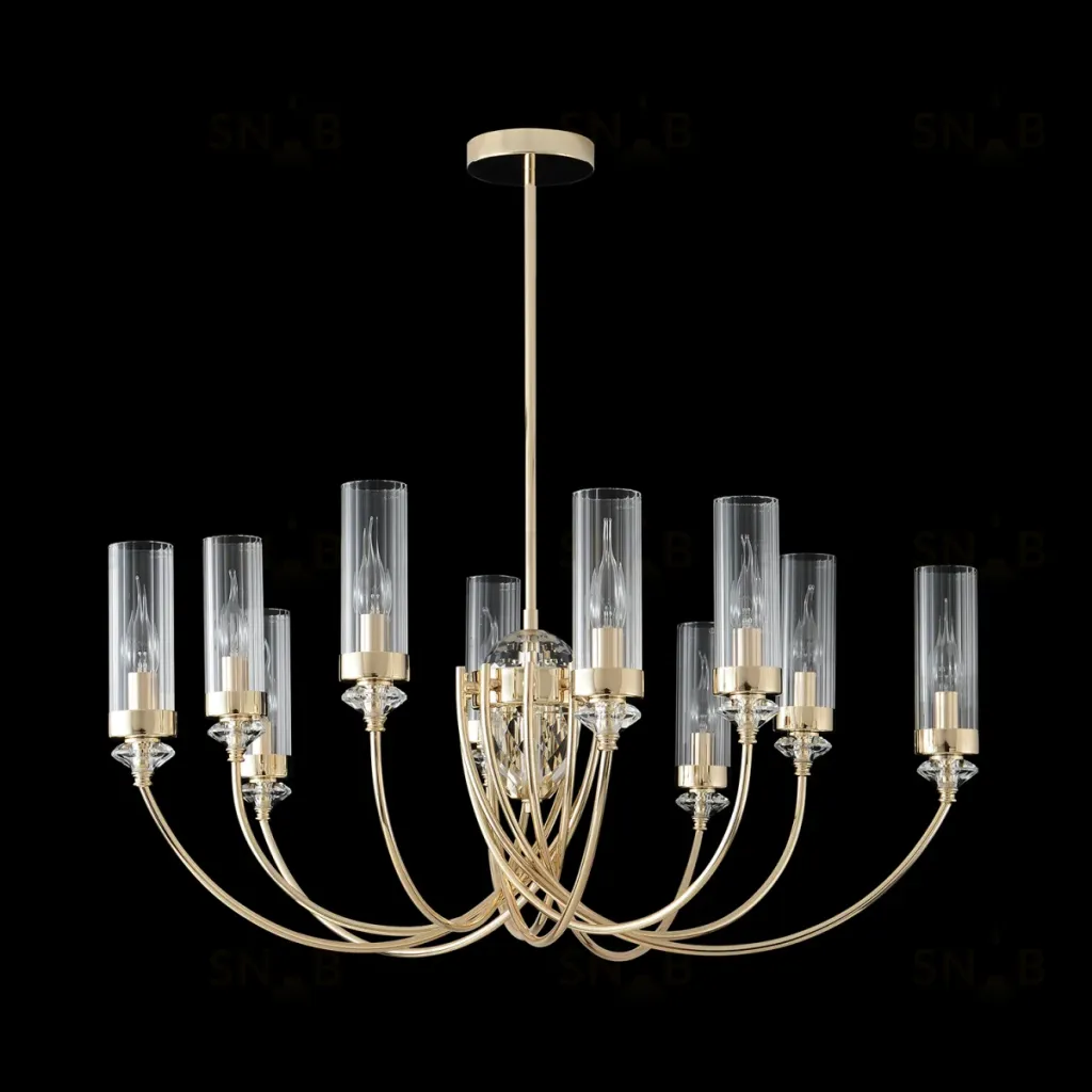 Люстра на штанге Crystal Lux SECRET SP10 GOLD SECRET SP10 GOLD