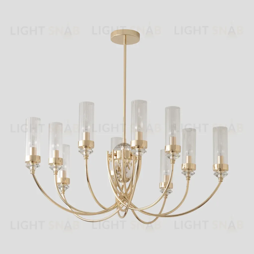 Люстра на штанге Crystal Lux SECRET SP10 GOLD SECRET SP10 GOLD