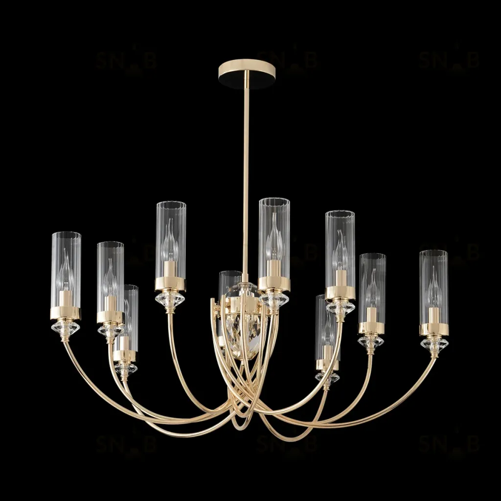 Люстра на штанге Crystal Lux SECRET SP10 GOLD SECRET SP10 GOLD