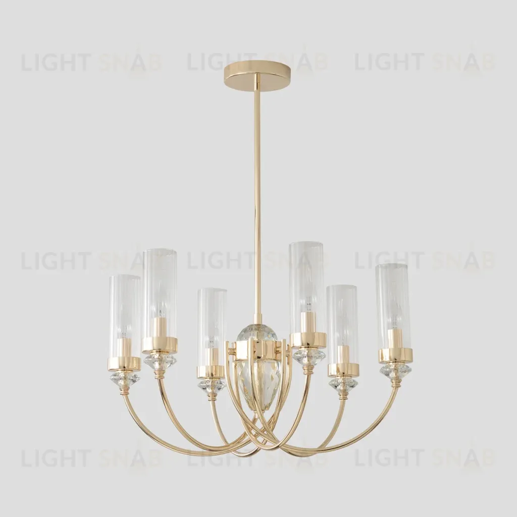 Люстра на штанге Crystal Lux SECRET SP6 GOLD SECRET SP6 GOLD