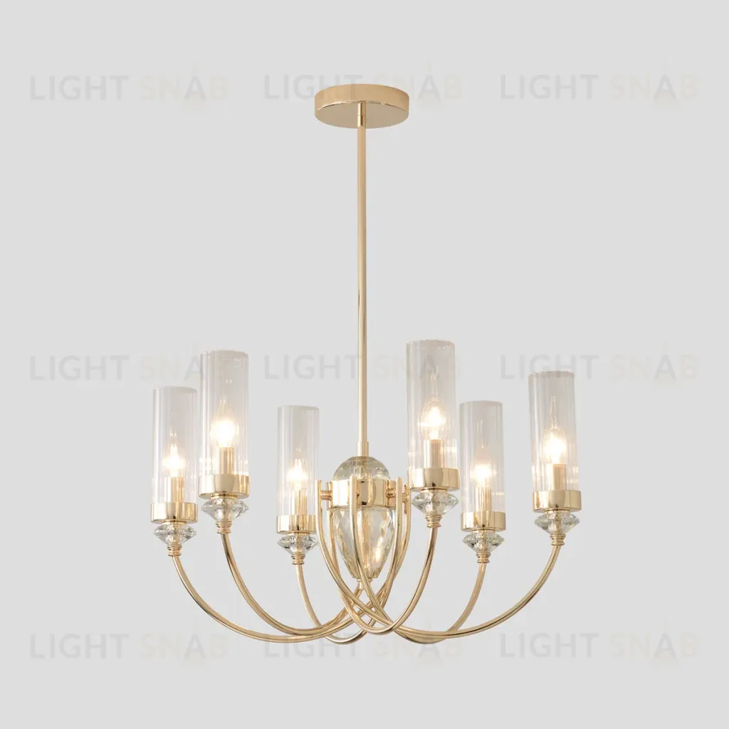 Люстра на штанге Crystal Lux SECRET SP6 GOLD SECRET SP6 GOLD