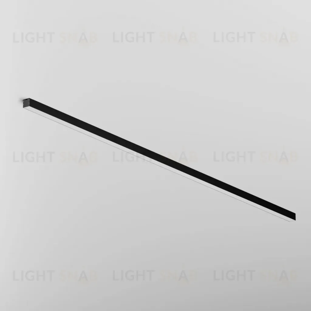 Линейный накладной светильник Maytoni Technical 3000K 35x35 (Черный, 2 м) LL311015 LL311015