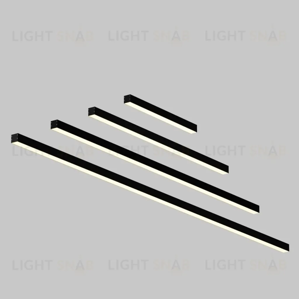 Линейный накладной светильник Maytoni Technical 3000K 35x35 (Черный, 2 м) LL311015 LL311015