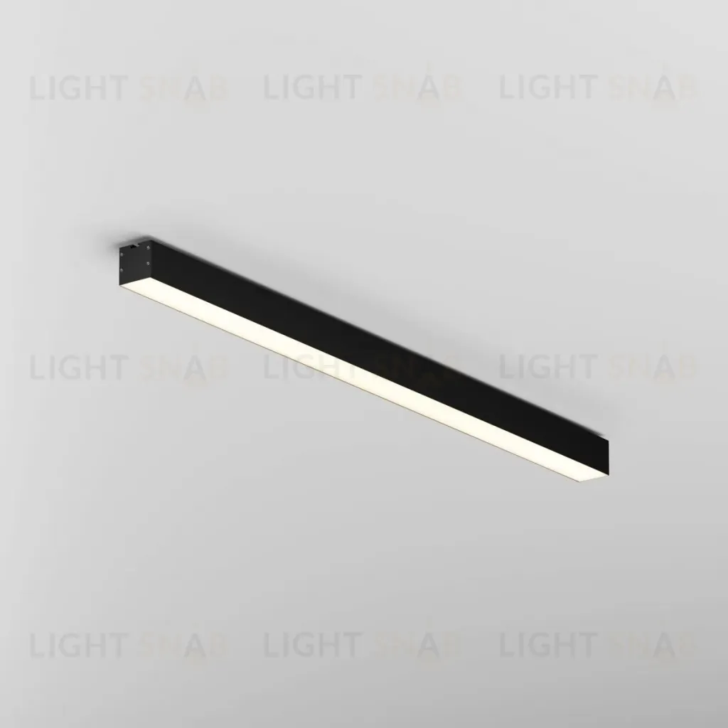 Линейный накладной светильник Maytoni Technical 3000K 50x50 (Черный, 1 м) LL311027 LL311027