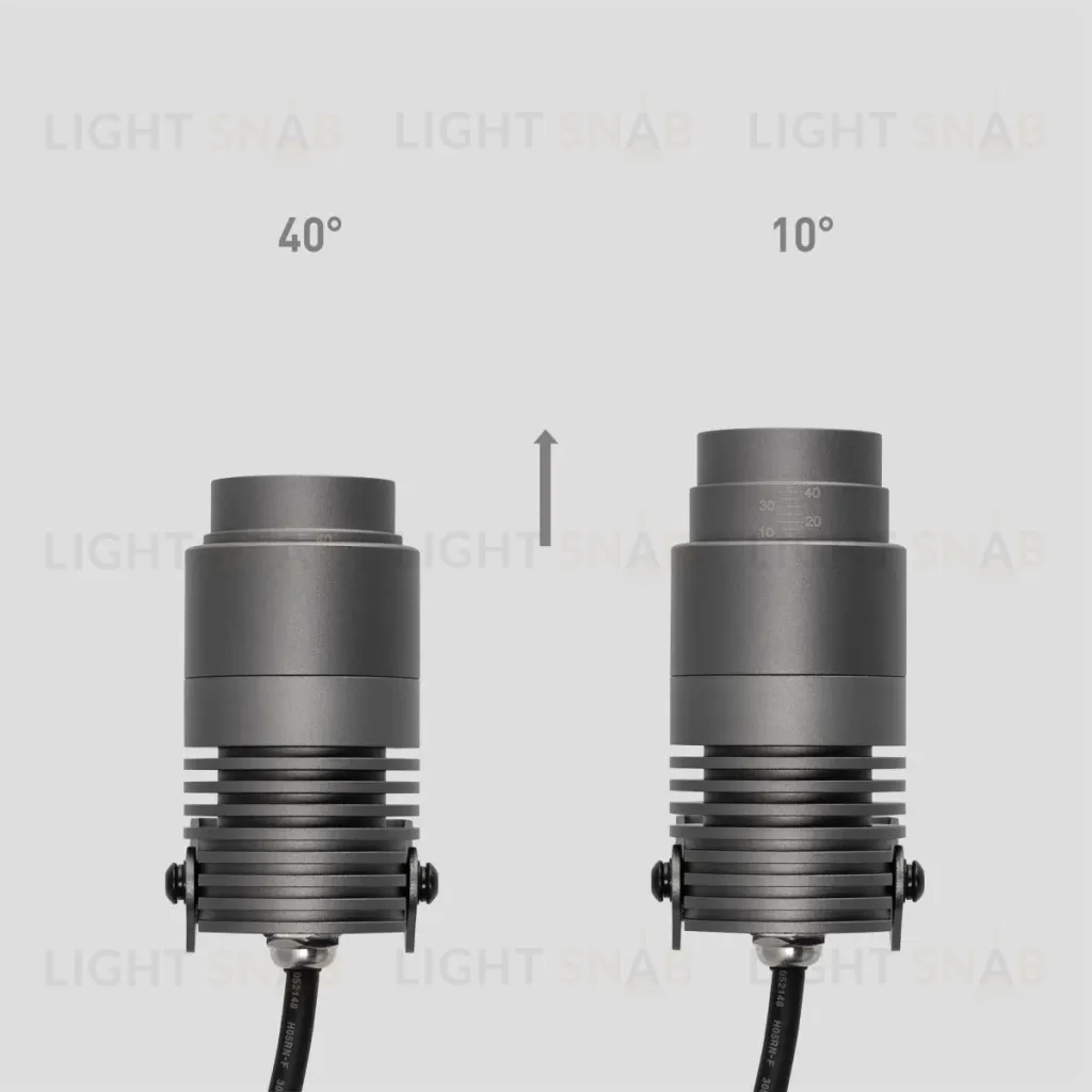 Ландшафтный светильник Arlight ALT-RAY-ZOOM-R52-8W Warm2700 (DG, 10-40 deg, 230V) (IP67 Металл) 051802(1) 051802(1)