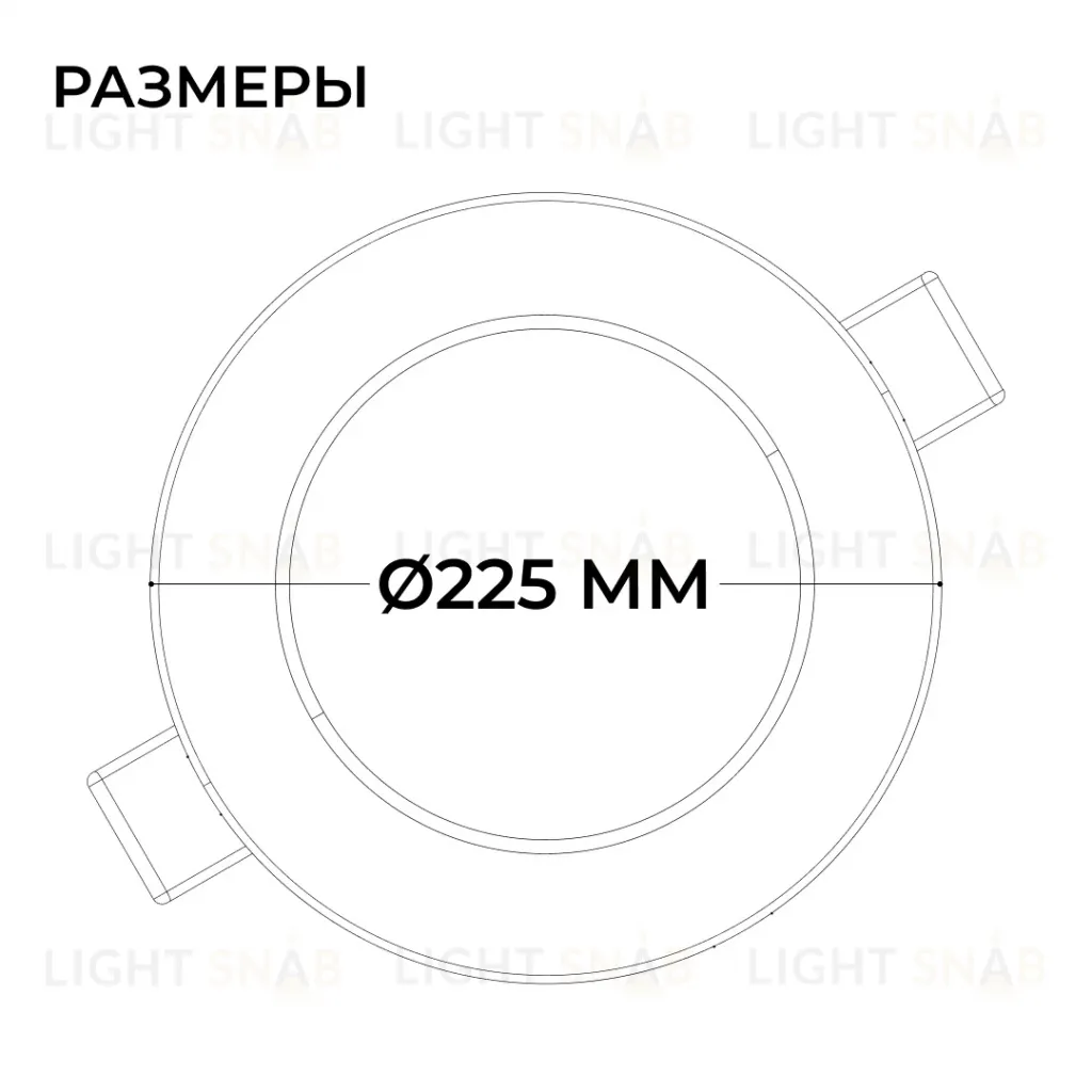 Встраиваемая светодиодная панель Apeyron 3 ССT 06-164 06-164