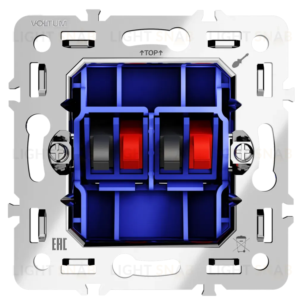 Механизм розетки акустической 4-местной Voltum S70 VLS0603M VLS0603M