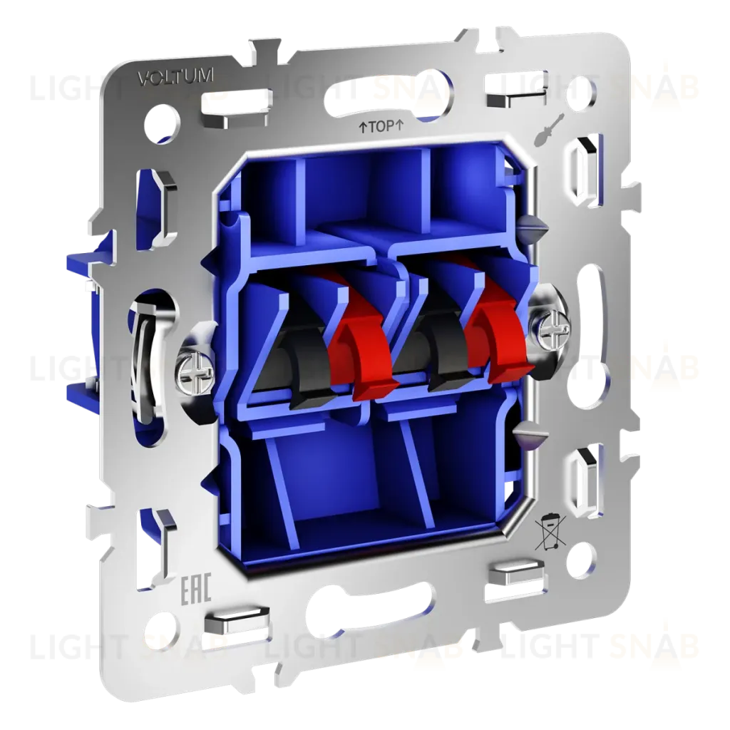 Механизм розетки акустической 4-местной Voltum S70 VLS0603M VLS0603M