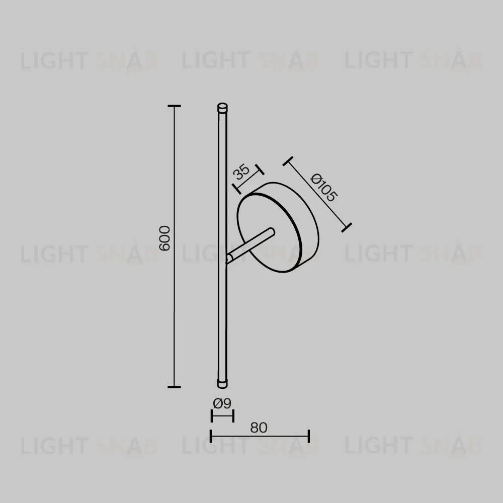 Настенный светильник Maytoni Elegant C084WL-L7BS2.7K-1 C084WL-L7BS2.7K-1