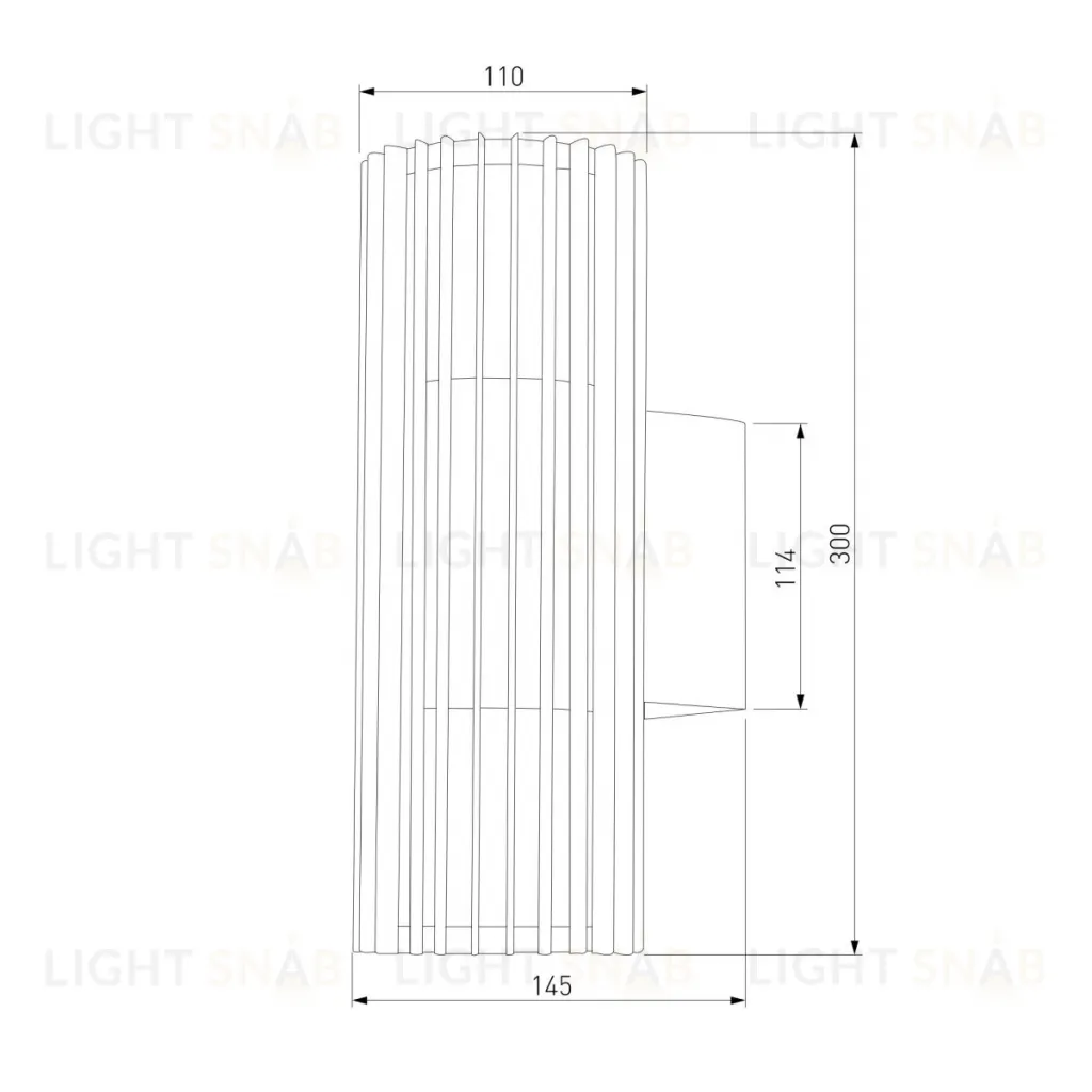 Уличный настенный светильник Elektrostandard Entero 35189/W черный 4690389219344 a072082 4690389219344