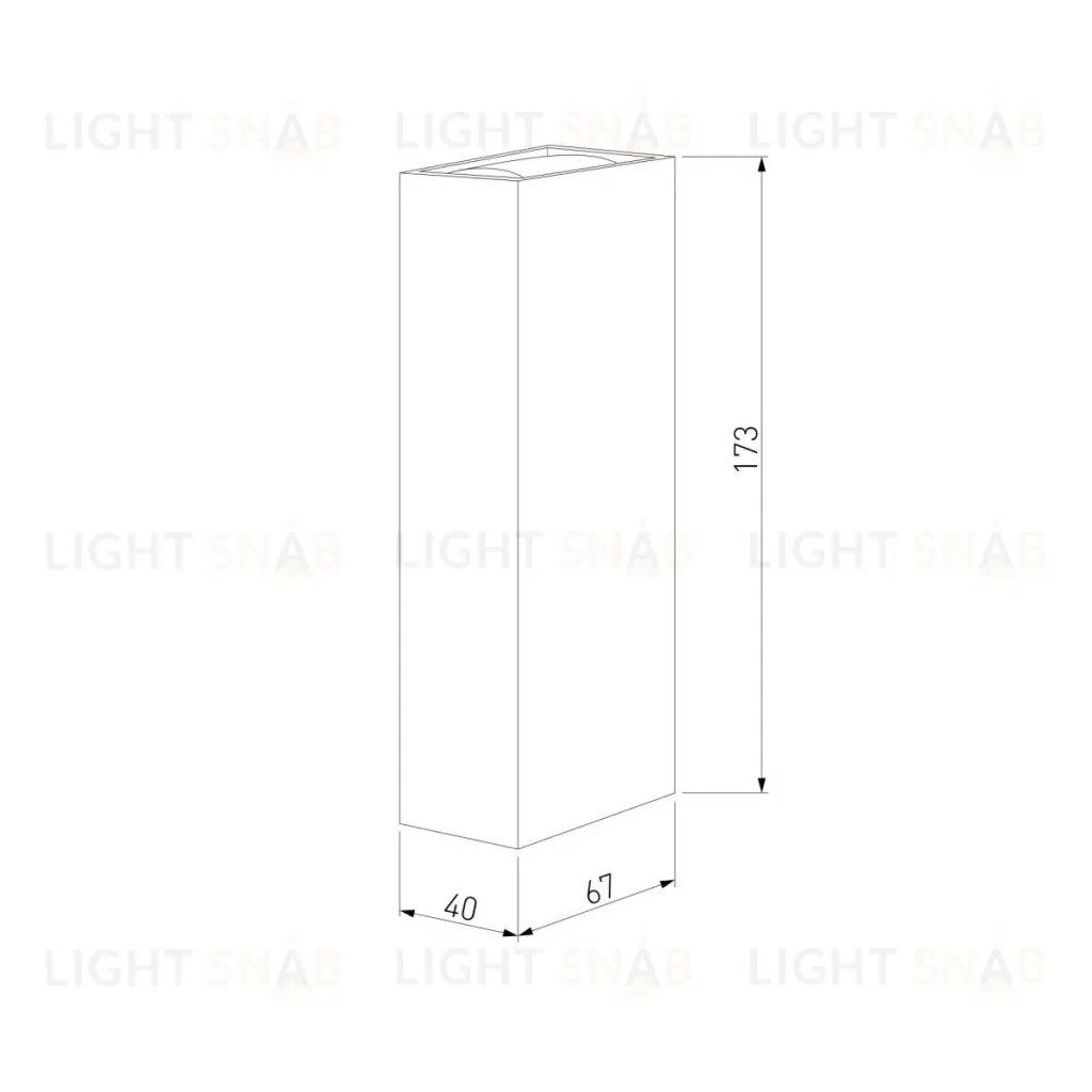 Уличный настенный светильник Elektrostandard Blaze 35136/W черный 4690389219061 a072074 4690389219061