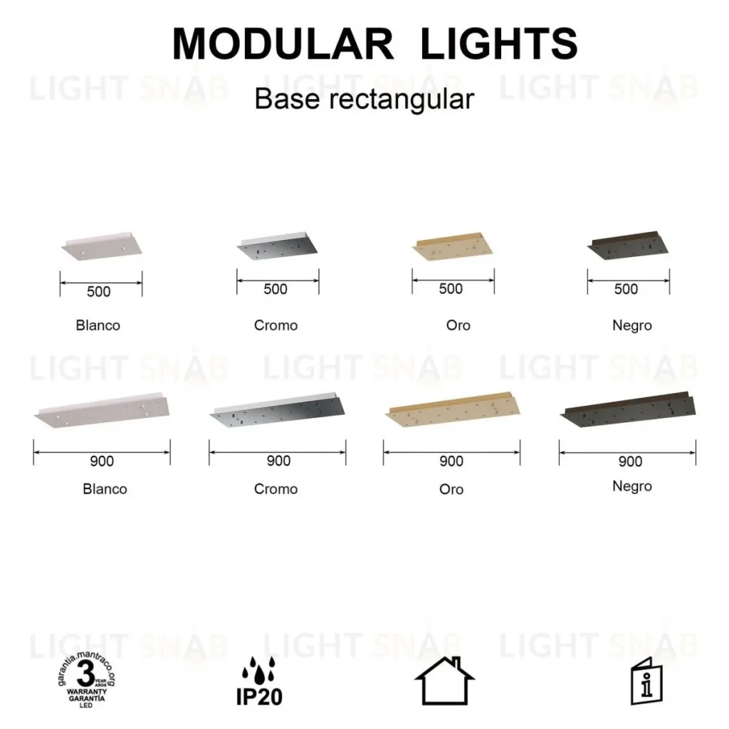 Основание потолочное 14L Mantra Modular Light Florones 9391 9391