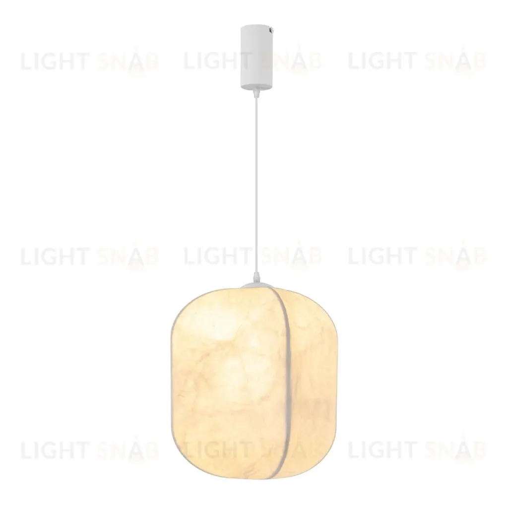 Подвесной светильник Arlight SP-SETA-HANG-L400х420-9W Warm2700 (WH, 320 deg, 230V) (IP20, Натуральный шелк) 061915 061915