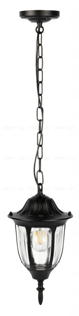 Уличный подвесной светильник ЭРА Галатея GBS-105-BL-0800 230В Е27 IP54 черный Б0071486 Б0071486