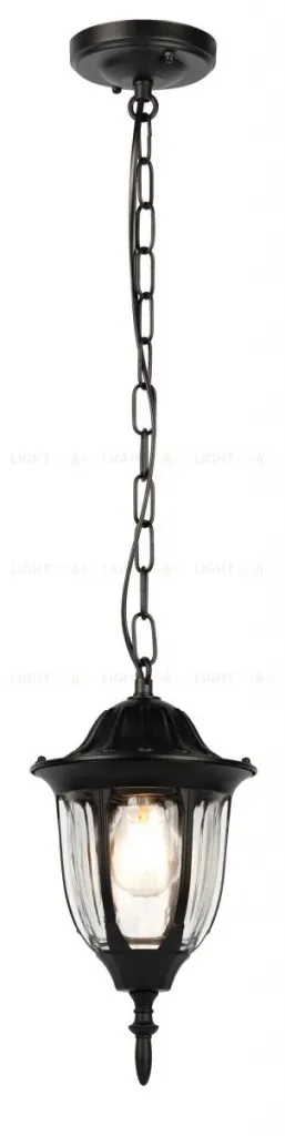 Уличный подвесной светильник ЭРА Галатея GBS-105-BL-0800 230В Е27 IP54 черный Б0071486 Б0071486