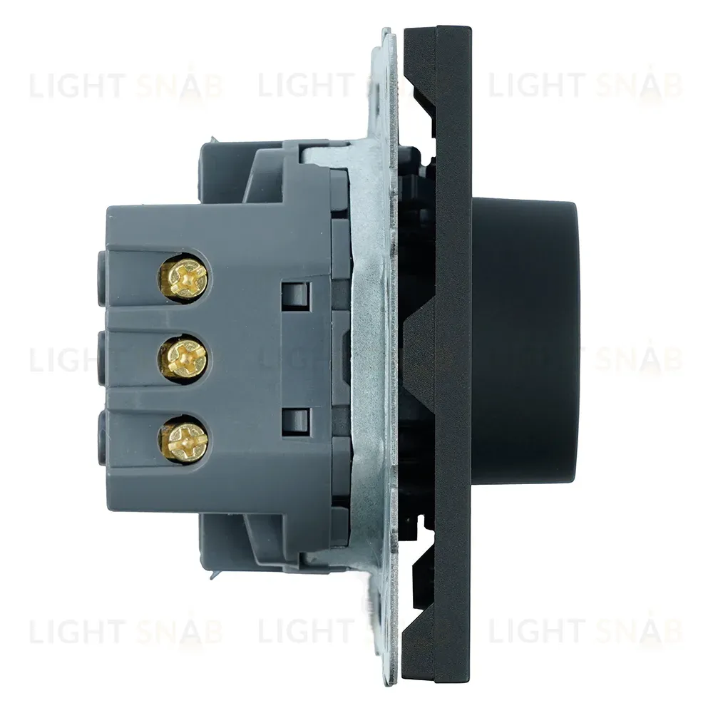 Терморегулятор механический Stekker Эмили RSW00-5120-05  черный уголь, soft touch 50713 50713