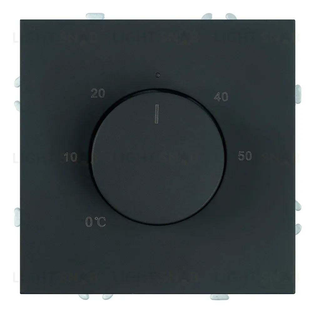 Терморегулятор механический Stekker Эмили RSW00-5120-05  черный уголь, soft touch 50713 50713