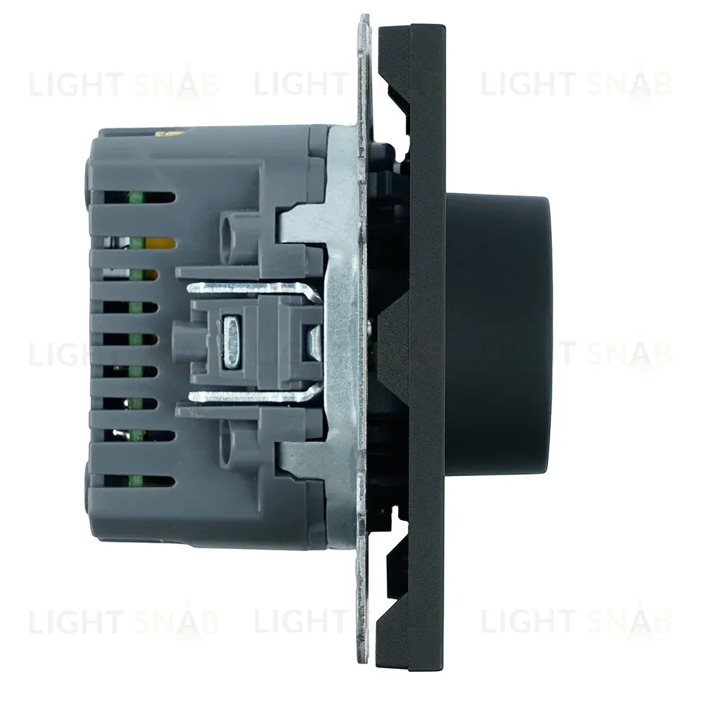 Терморегулятор механический Stekker Эмили RSW00-5120-05  черный уголь, soft touch 50713 50713