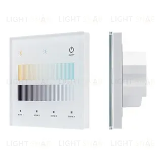Сенсорная панель Arlight SMART-DALI-301-11-1G-4SC-DT8 Белая (230V, встраиваемая, 2.4G) (IARL, IP20 Пластик) 046563 046563