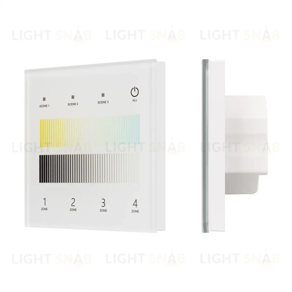 Сенсорная панель Arlight SMART-DALI-301-11-4G-3SC-DT8 Белая (230V, встраиваемая, 2.4G) (IARL, IP20 Пластик) 060791 060791