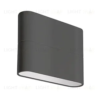 Уличный настенный светильник Arlight SP-FLAT-S135x90-2x3W Day4000-MIX (Черный, 75 deg, 230V) (IP65 Металл) 060679 060679