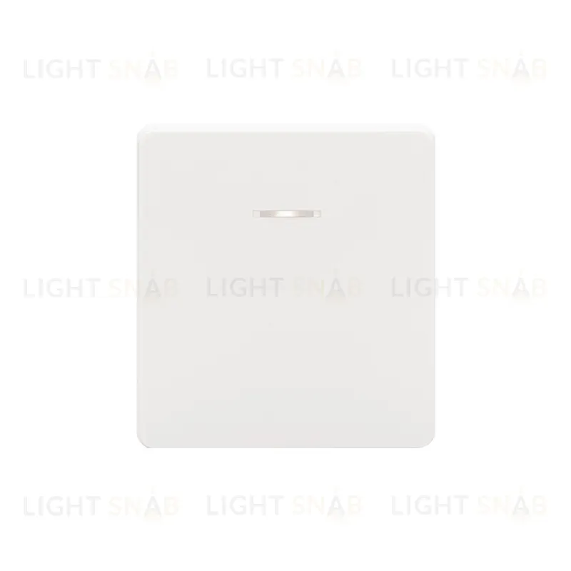 Выключатель ROUND 1 кл перекрестный (переключатель) с подсветкой 10А с/у перламутр KRANZ KR-78-0718-1 KR-78-0718-1