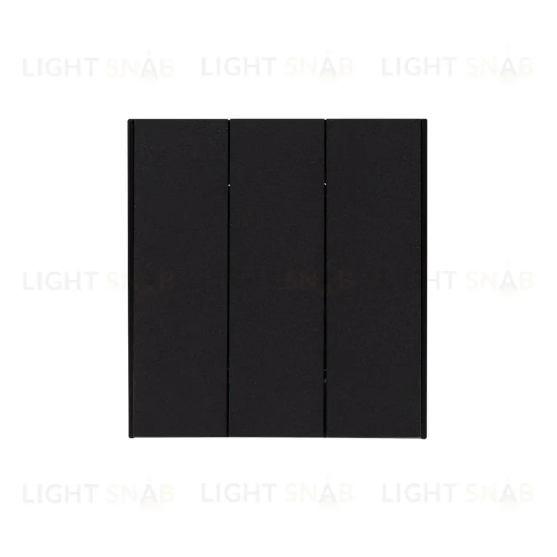 Выключатель STRONG 3 кл 10А с/у антрацит KRANZ KR-78-0707-5 KR-78-0707-5