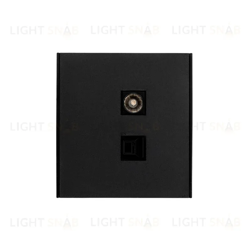 Розетка STRONG компьютерная RJ45 кат6 + TV с/у антрацит KRANZ KR-78-0722-5 KR-78-0722-5