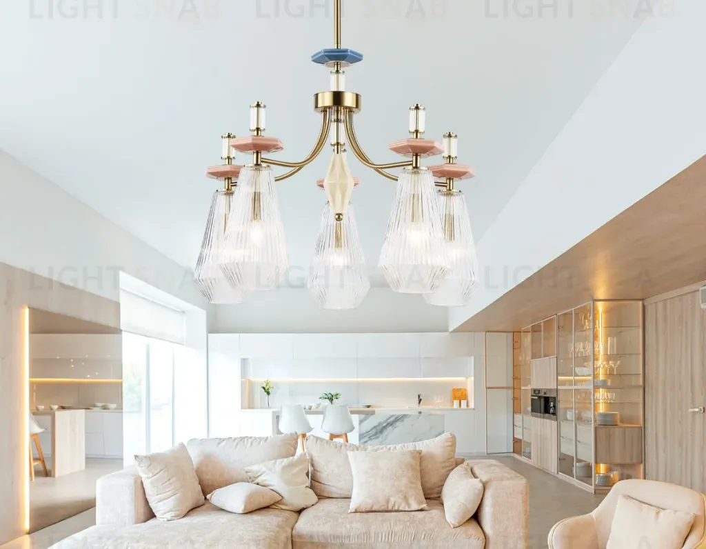 Люстра на штанге Ambrella Light High Light Ceramo Modern LH53183 LH53183