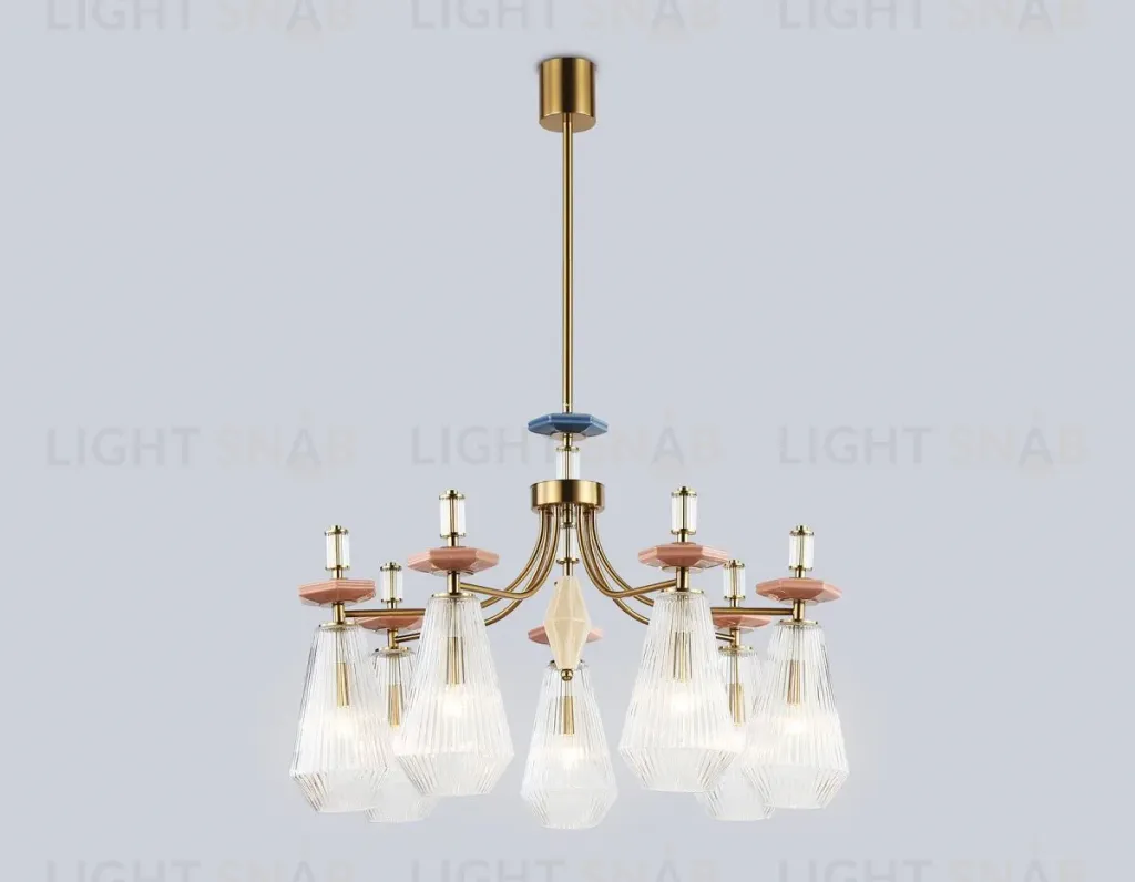 Люстра на штанге Ambrella Light High Light Ceramo Modern LH53184 LH53184