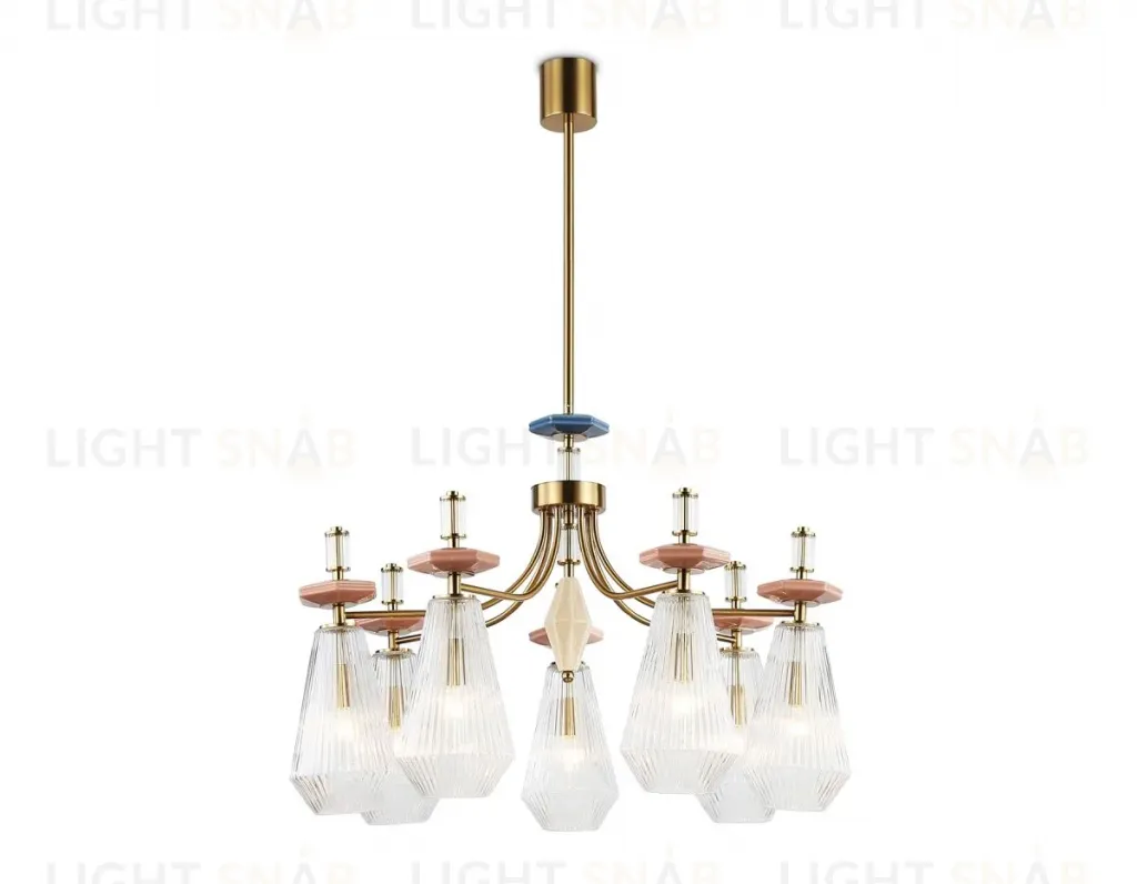 Люстра на штанге Ambrella Light High Light Ceramo Modern LH53184 LH53184