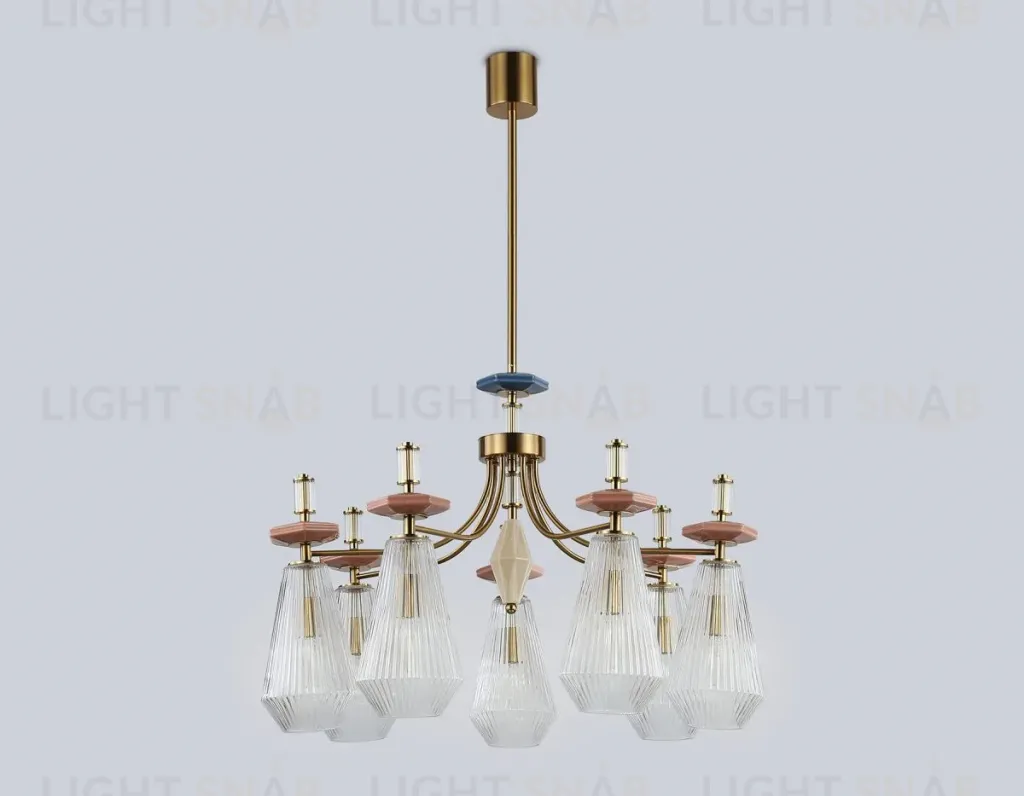 Люстра на штанге Ambrella Light High Light Ceramo Modern LH53184 LH53184