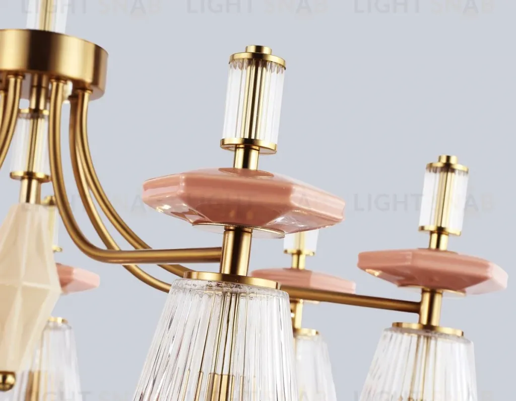 Люстра на штанге Ambrella Light High Light Ceramo Modern LH53184 LH53184