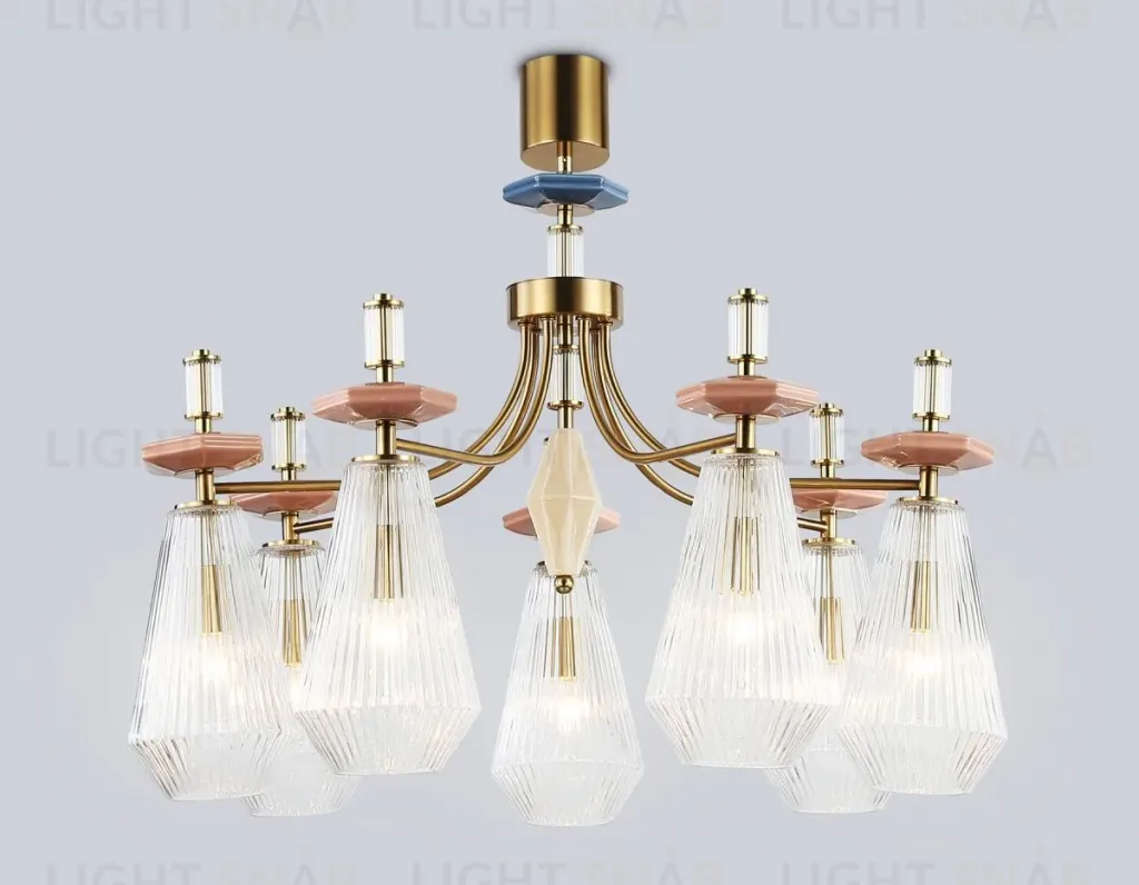 Люстра на штанге Ambrella Light High Light Ceramo Modern LH53184 LH53184