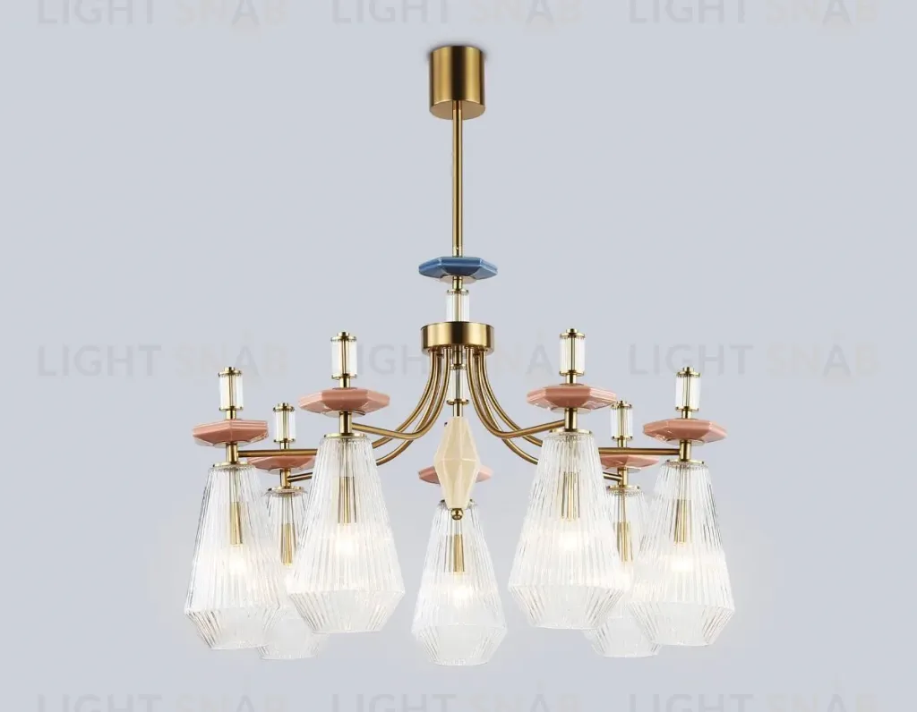 Люстра на штанге Ambrella Light High Light Ceramo Modern LH53184 LH53184