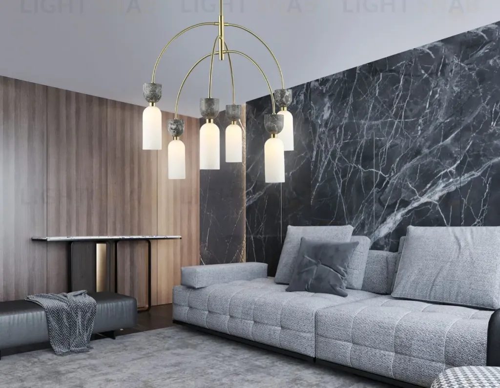 Люстра на штанге Ambrella Light High Light Ceramo Modern LH53333 LH53333