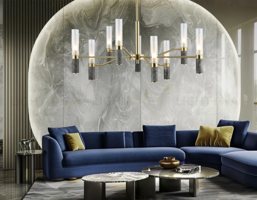 Люстра на штанге Ambrella Light High Light Ceramo Modern LH53355 LH53355