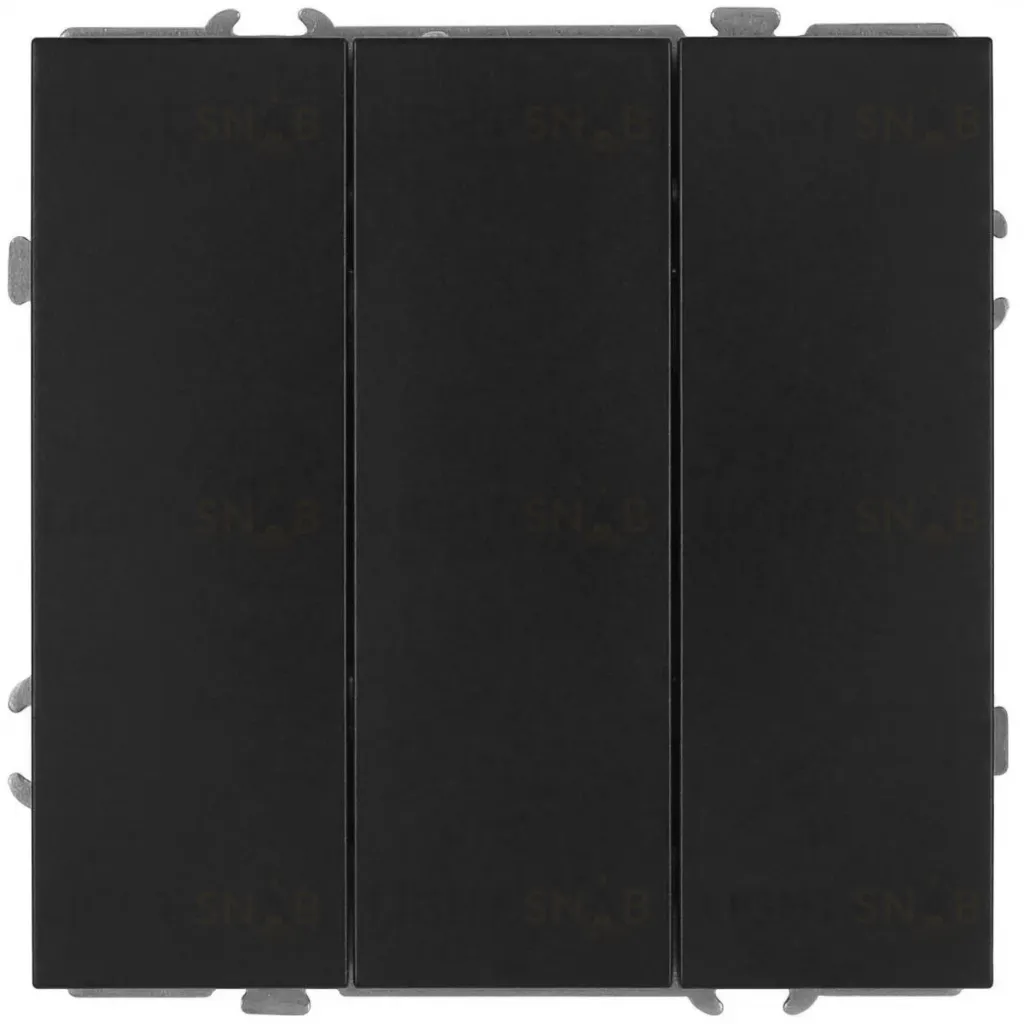 Выключатель Эра Galaxy 15-1107-05 тройной 10АХ-250В IP20 антрацит Б0070722 Б0070722