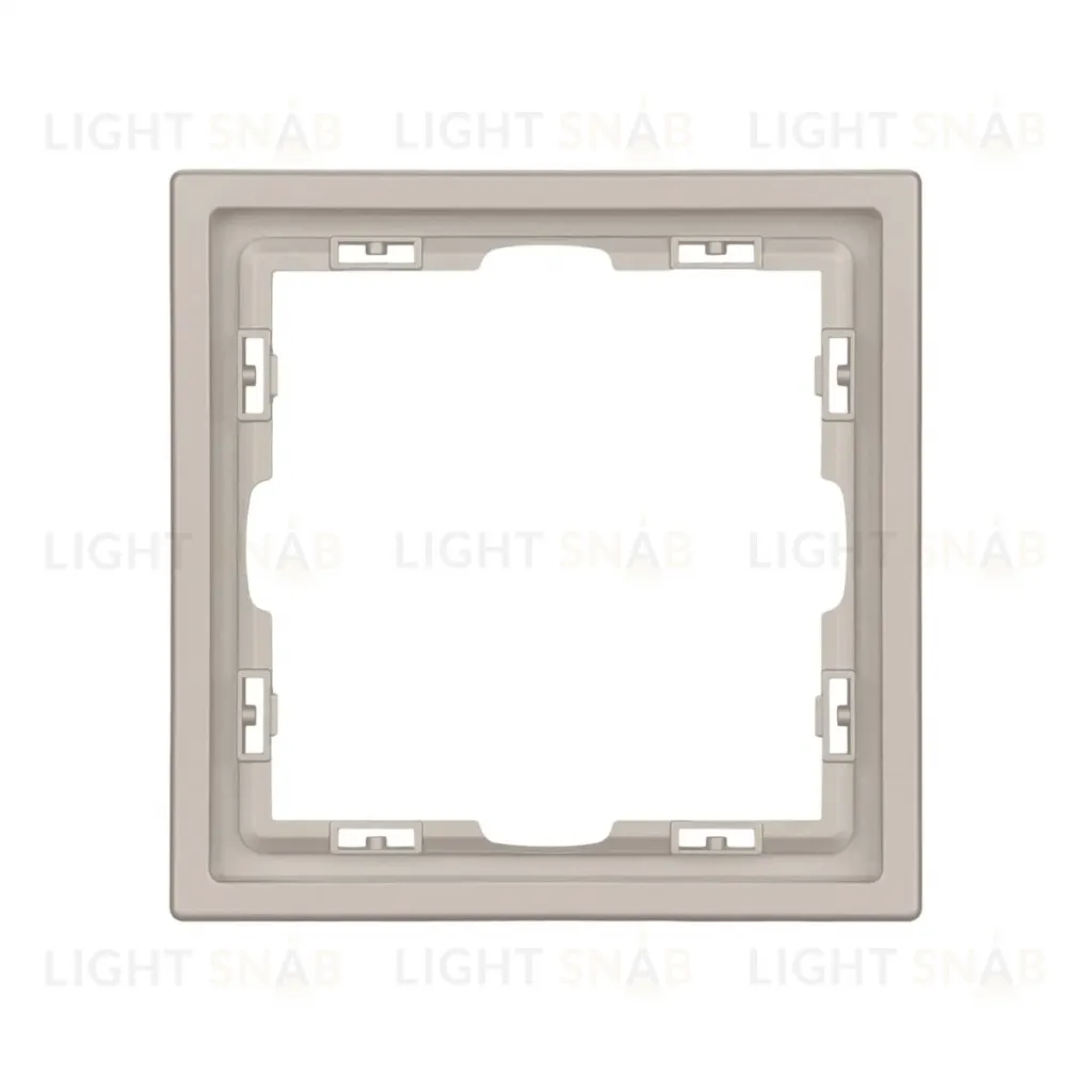 Рамка универсальная пластиковая софт-тач 1 пост кашемир Arlight FRM-SFPL-1-CA 059454(1) 059454(1)