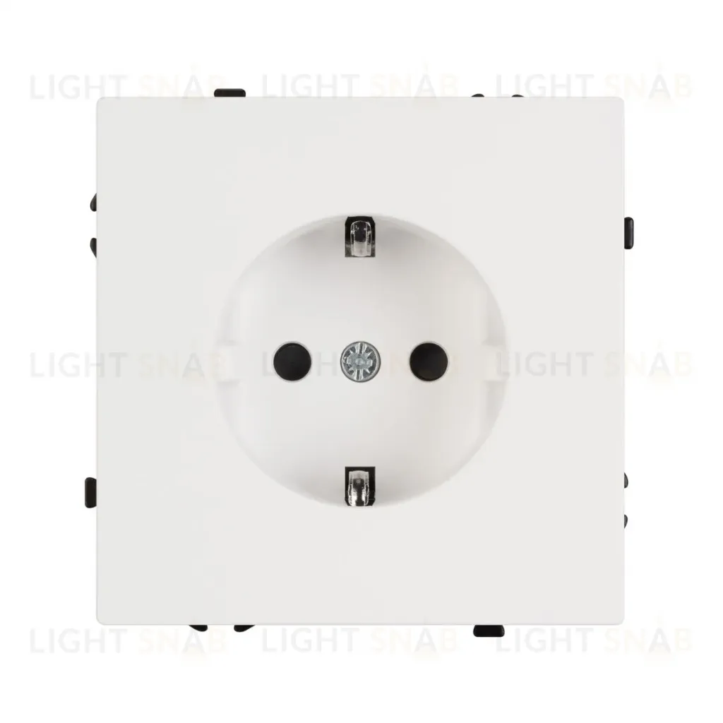 Розетка зк со шторками софт-тач белый кварц Arlight SCT-MEU-SFPL-WH (250V, 16A) 054276(1) 054276(1)