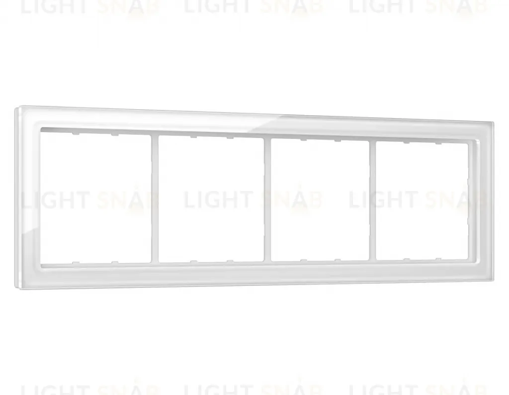 Рамка SIGMA Briz (Белый Стекло закаленное натуральное) 4-ая Ambrella Volt SF350104 SF350104