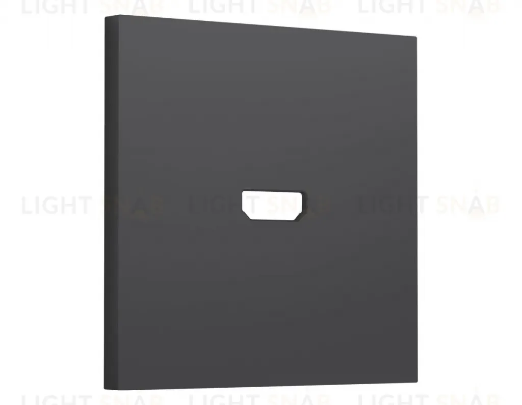 Лицевая панель SIGMA (Графит Мягкое касание) для HDMI розетки QUANT PRO Ambrella Volt SP9140 SP9140