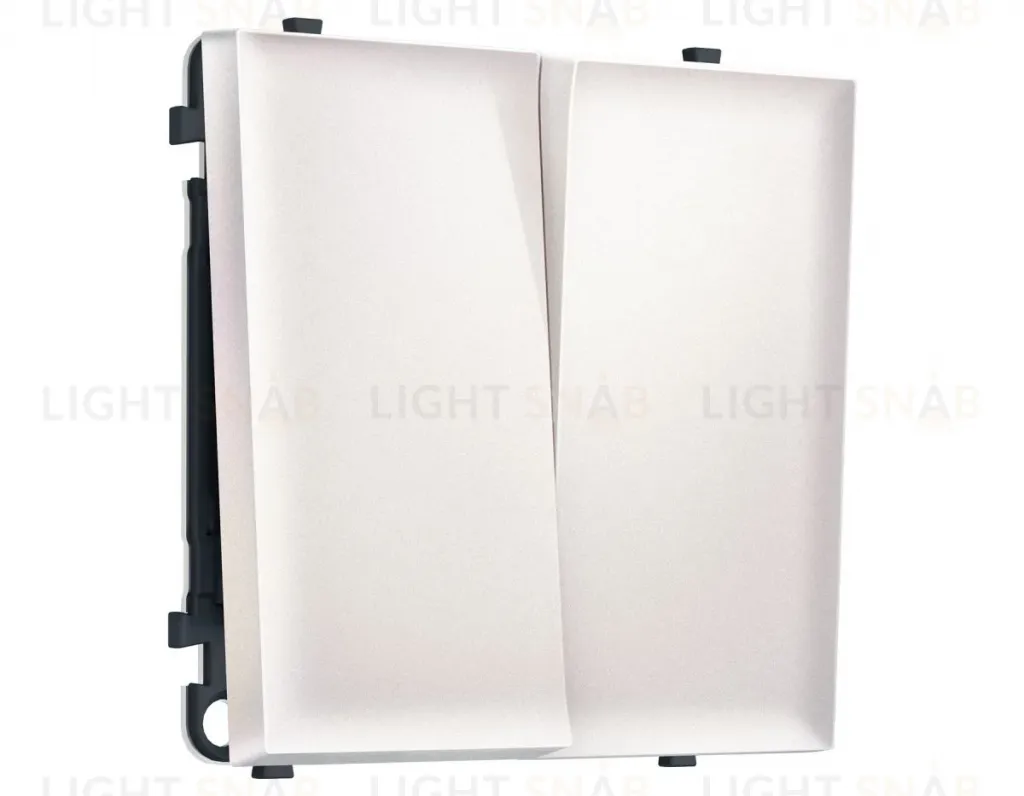 Комплект механизма 2-кл выключателя с самовозвратом SIGMA Жемчуг QUANT PRO Ambrella Volt MS203050 (SP2030, PR129) MS203050