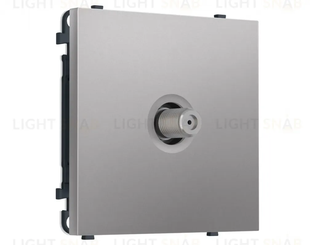 Комплект механизма TV розетки SAT SIGMA Сталь матовый 5-2400MHz 3.5dB QUANT PRO Ambrella Volt MS513050 (SP5130, PR215) MS513050