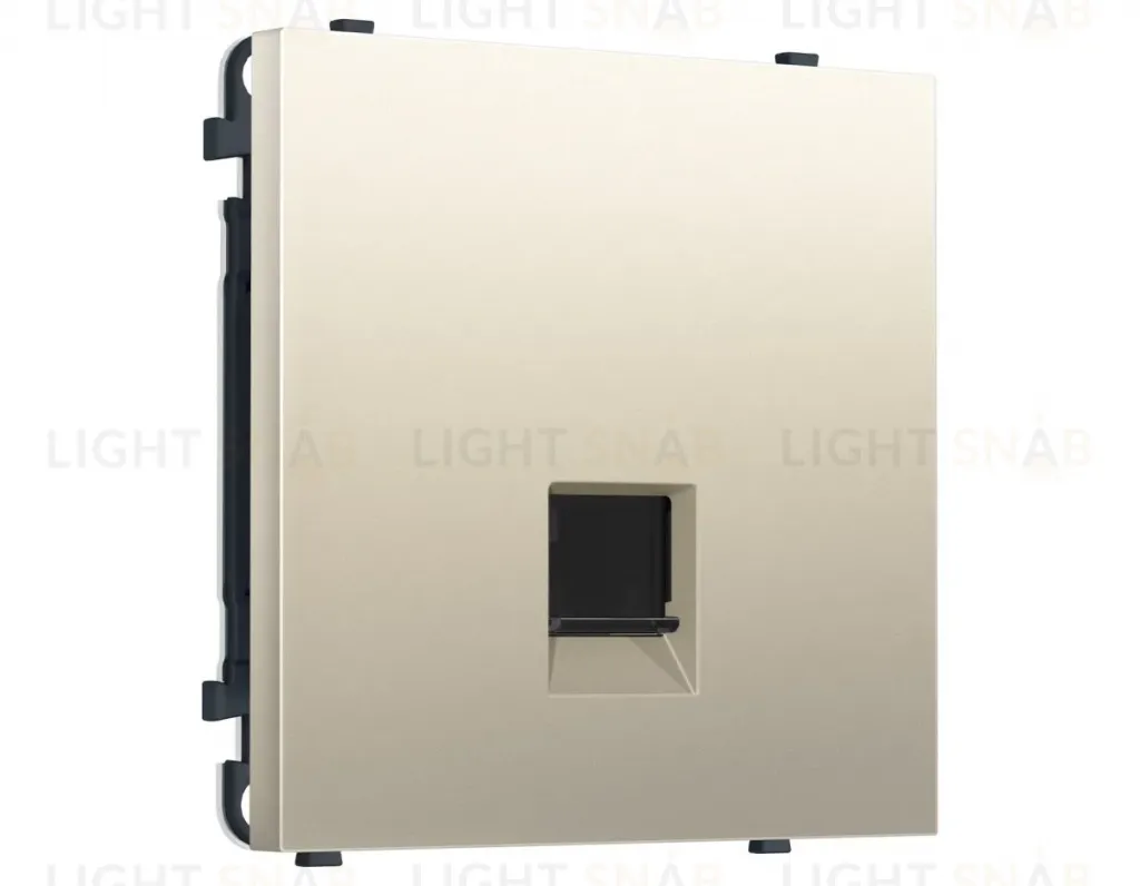 Комплект механизма телефонной розетки SIGMA Шелк RJ-11 Ambrella Volt MS552030 (SP5520, PR190) MS552030