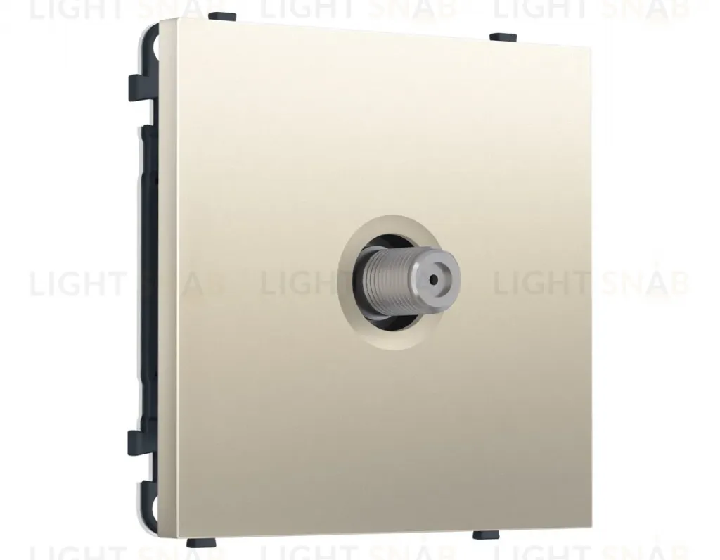 Комплект механизма TV розетки SAT SIGMA Шелк 5-2400MHz 3.5dB QUANT PRO Ambrella Volt MS553050 (SP5530, PR215) MS553050