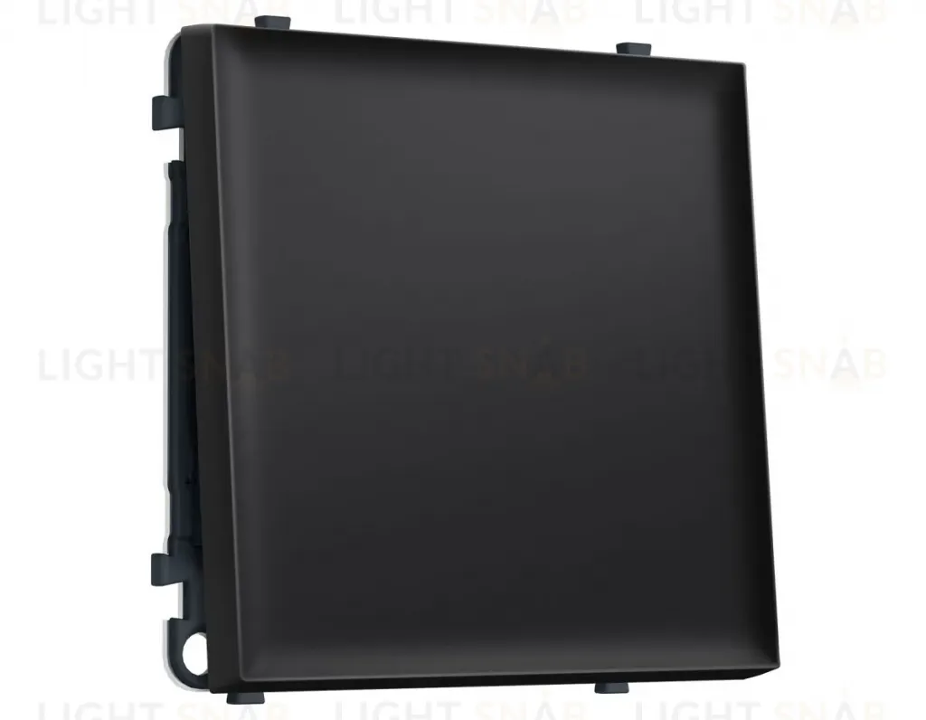 Комплект механизма 1-кл выключателя SIGMA Черный матовый 10A-250V QUANT PRO Ambrella Volt MS801010 (SP8010, PR101) MS801010